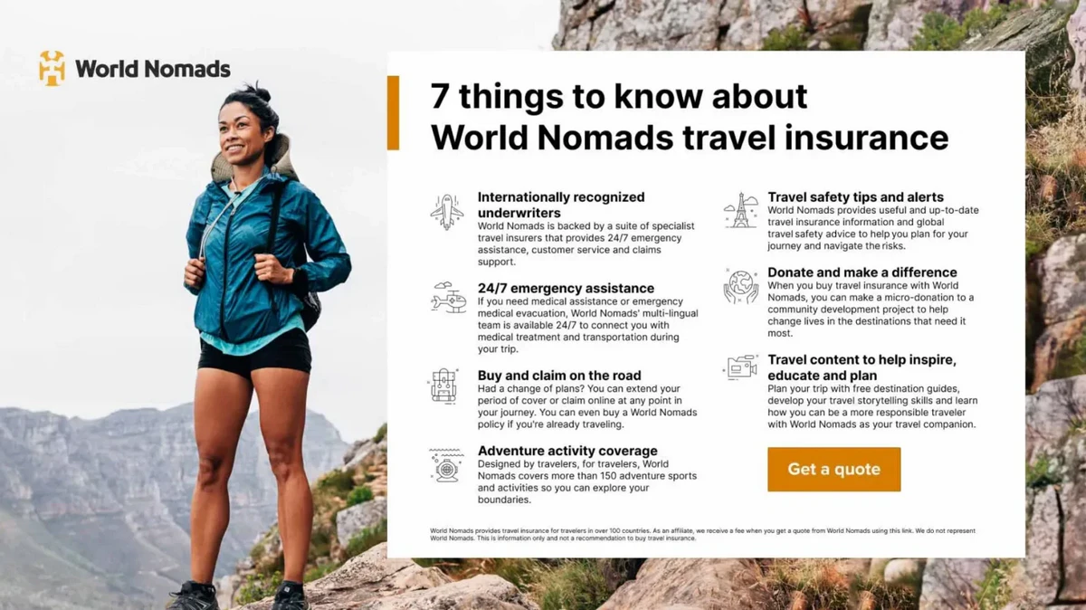 7 Things to know about World Nomads travel Insurance