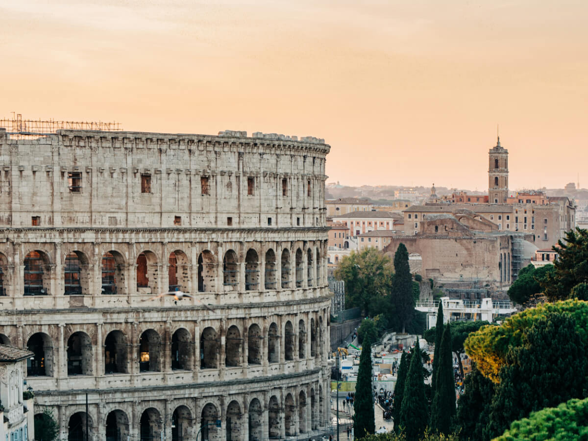 Arriving in Rome after walking the Via Francigena